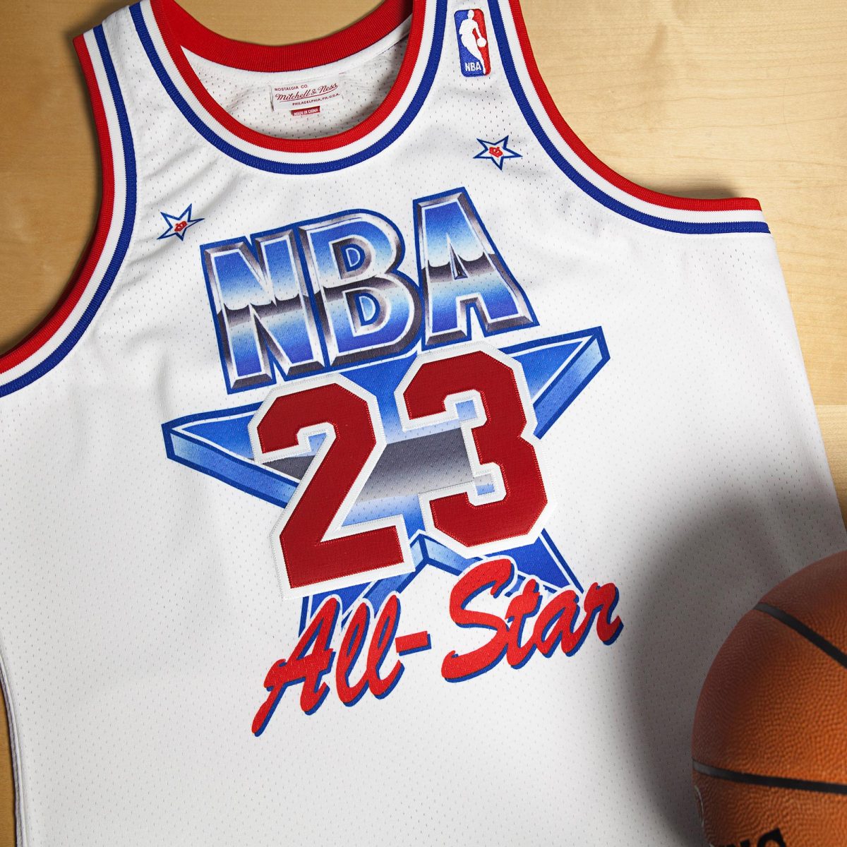 NBA All-Star East Michael Jordan 1991 Authentic Jersey by Mitchell & Ness - White - Mens