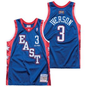 NBA Allen Iverson 2004 All-Star Authentic Jersey By Mitchell & Ness - Royal - Mens