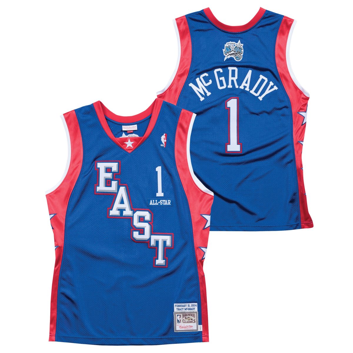 NBA Tracy McGrady 2004 All-Star Authentic Jersey By Mitchell & Ness - Blue - Mens