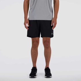 New Balance AC Lined Short 7" Men's Running Apparel Black