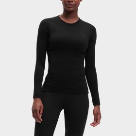 On Merino Long-T Women's Running Apparel Black