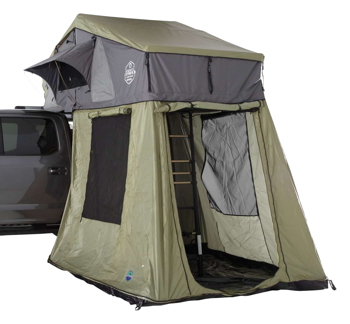 Overland Vehicle Systems Nomadic 3 Extended Roof Top Tent Annex and Travel Cover