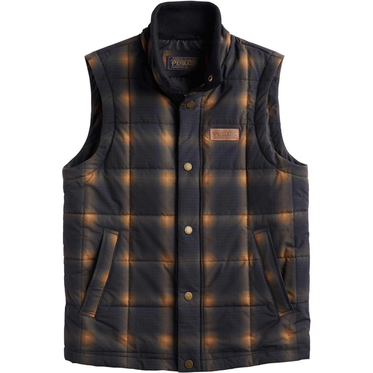 Pendleton Men's Plaid Cody Quilted Vest