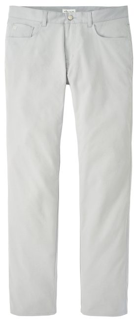 Peter Millar eb66 Performance Five-Pocket Men's Golf Pants - Grey, Size: 33x30