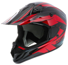 Raider RX2 MX Off-Road Helmet for Adults - Red - Large - XL