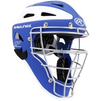 Rawlings CHVEL Velo Adult Catcher's Helmet in Blue/White