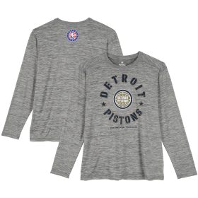 Ron Holland II Detroit Pistons Player-Worn Gray "Hoops For Troops" Long Sleeve Shirt from the 2024-25 NBA Season