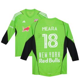 Ryan Meara New York Red Bulls Autographed Fanatics Authentic Match-Used #18 Green Jersey from the 2023 MLS Season