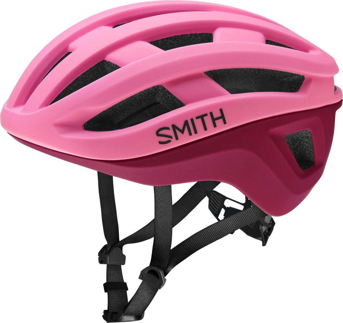 SMITH Adult Persist MIPS Road Bike Helmet, Large, Matte Flamingo/Merlot