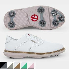 Straight Down Victory Classic Golf Shoes 9.0/White/Carbon