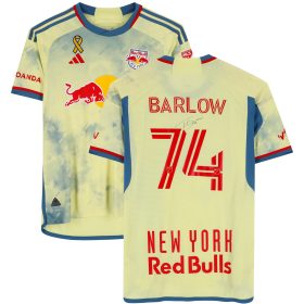 Tom Barlow New York Red Bulls Autographed Fanatics Authentic Match-Used #74 Yellow Jersey from the 2023 MLS Season