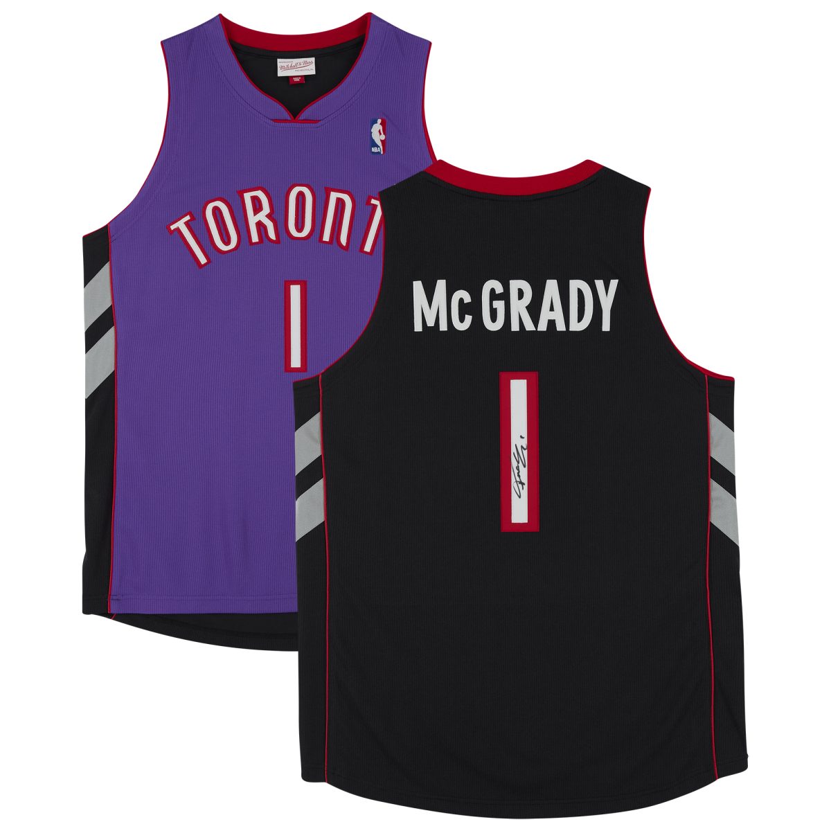 Tracy McGrady Purple Toronto Raptors Autographed 1999-00 Mitchell & Ness Hardwood Classics Authentic Jersey