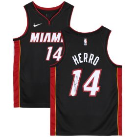 Tyler Herro Miami Heat Autographed Black Nike Swingman Jersey