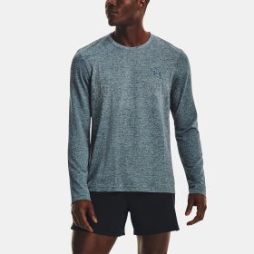 Under Armour Seamless Stride Long Sleeve Men's Running Apparel Static Blue