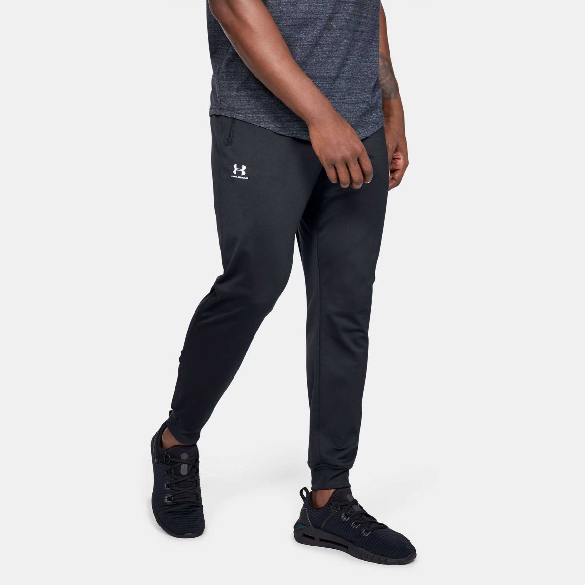 Under Armour Sportstyle Joggers Men's Running Apparel Black/White