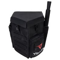 VeloTee 2.0 Wheeled Bat Bag with Batting Tee in Black