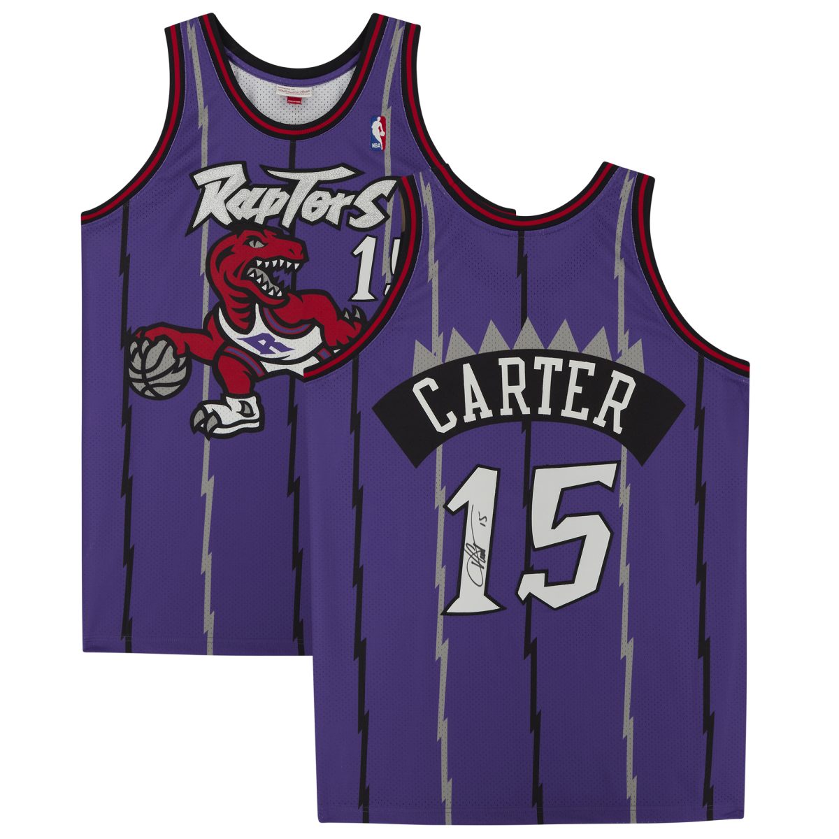 Vince Carter Toronto Raptors Autographed Purple 1998 Mitchell & Ness Authentic Jersey