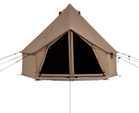 White Duck Outdoors Regatta 10' Water-Repellent Bell Tent - Sandstone Beige