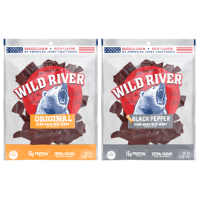 Wild River Mild and Black Pepper Old-Fashioned Beef Jerky 2-Pack Combo -