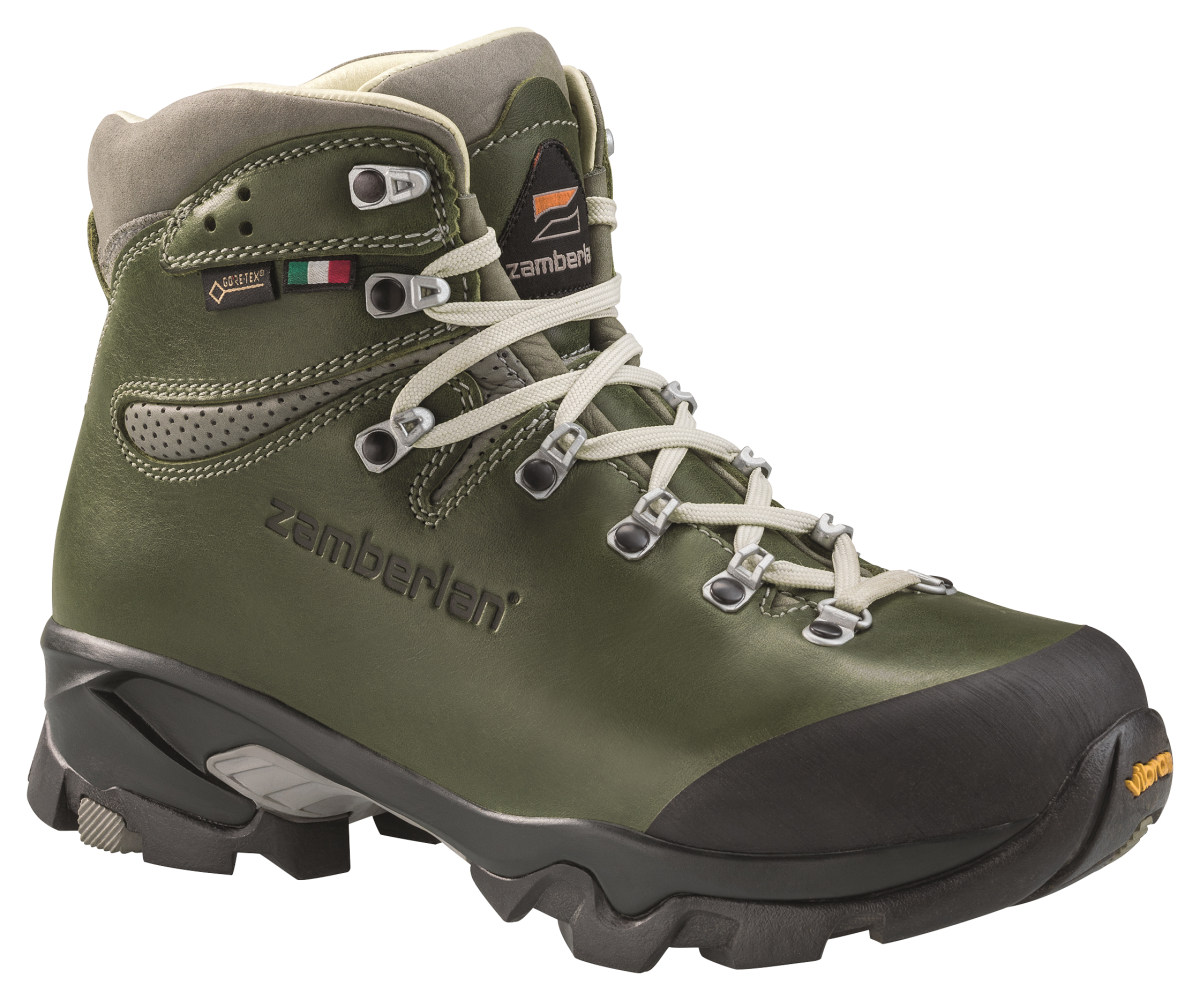 Zamberlan 1996 Vioz Lux GTX RR Waterproof Hiking Boots for Ladies - Waxed Green - 6M