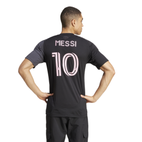 adidas Mens Lionel Messi adidas Inter Miami Away Jersey - Mens Black Size M