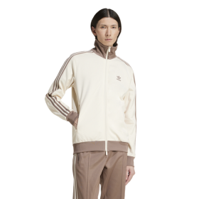 adidas Originals Mens adidas Originals Adicolor Classics Beckenbauer Track Jacket - Mens Wonder White/Trace Brown Size S