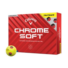 2024 Callaway Chrome Soft TruTrack Golf Balls (1 Dozen) - Yellow