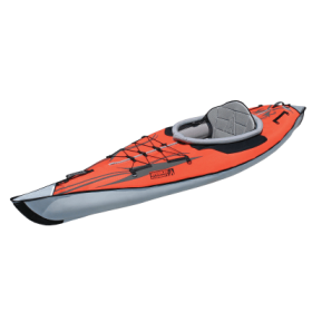 Advanced Elements AdvancedFrame Inflatable Kayak in Red with Pump