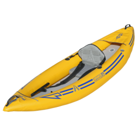 Advanced Elements Attack PRO Whitewater Inflatable Kayak in Yellow with Pump