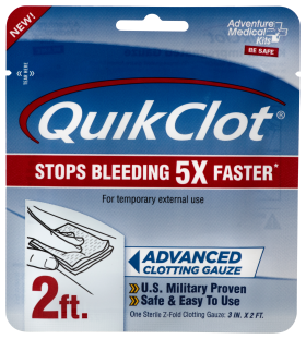 Advanced Medical Kits QuikClot Clotting Gauze