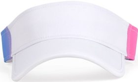 Ame & Lulu Junior Big Love Tennis Visor (Pink/Blue Sorbet)