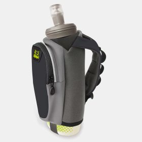 Amphipod Hydraform Soft-Tech Insulated Handheld 16oz Handheld Hydration Charcoal/Gray