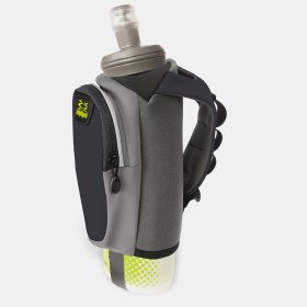 Amphipod Soft-Tech Insulated Handheld 20oz Handheld Hydration Charcoal/Gray