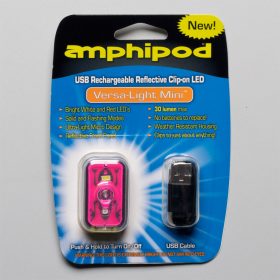 Amphipod Versa-Light Mini Reflective, Night Safety Pink