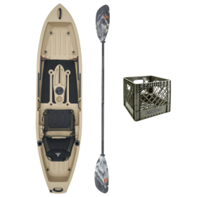 Ascend 10T Sit-On-Top Kayak Fishing Package - Arid