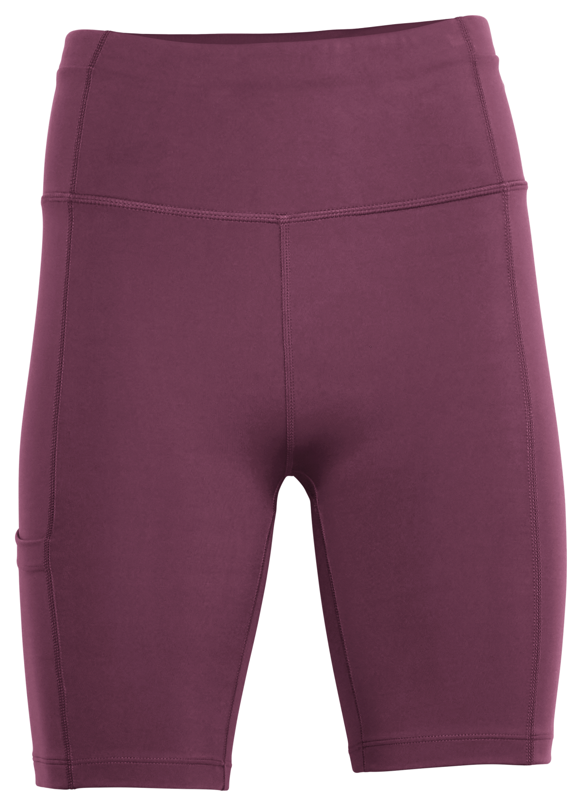 Ascend Dry Tech Biker Shorts for Ladies - Grape Wine - S