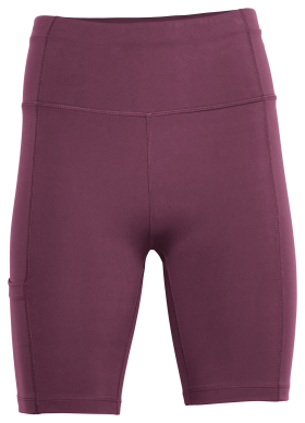 Ascend Dry Tech Biker Shorts for Ladies - Grape Wine - S