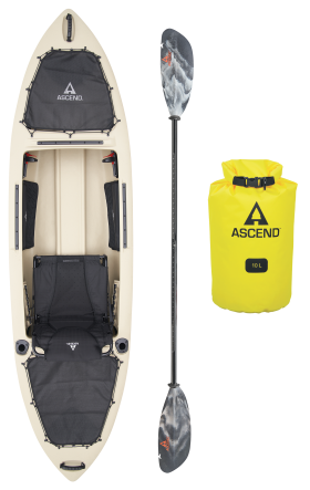 Ascend H10 Sit-In Hybrid Kayak Package - Arid