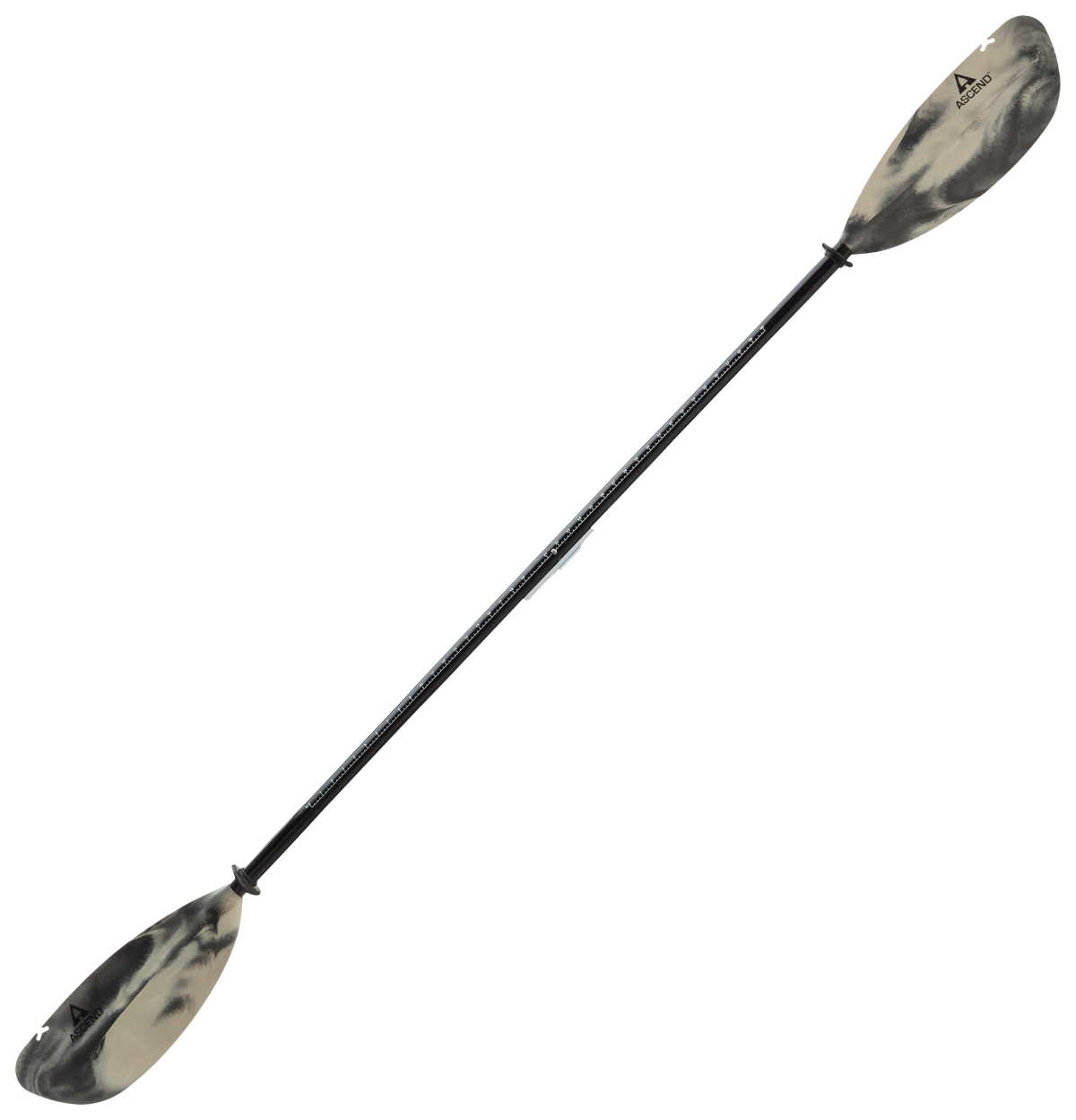 Ascend Tournament Kayak Paddle - Tan/Black - 230 cm