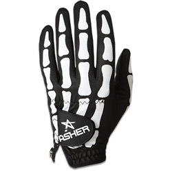 Asher Death Grip Cooltech Golf Glove - Mens Black/White