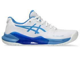 Asics Women's Gel-Challenger 14 Tennis Shoes (White/Blue Coast)