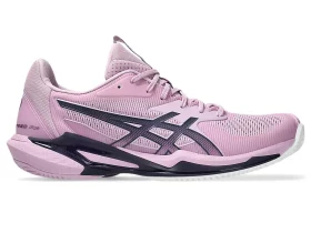 Asics Women's Solution Speed FF 3 Clay Tennis Shoes (Light Ube/Indigo Fog)