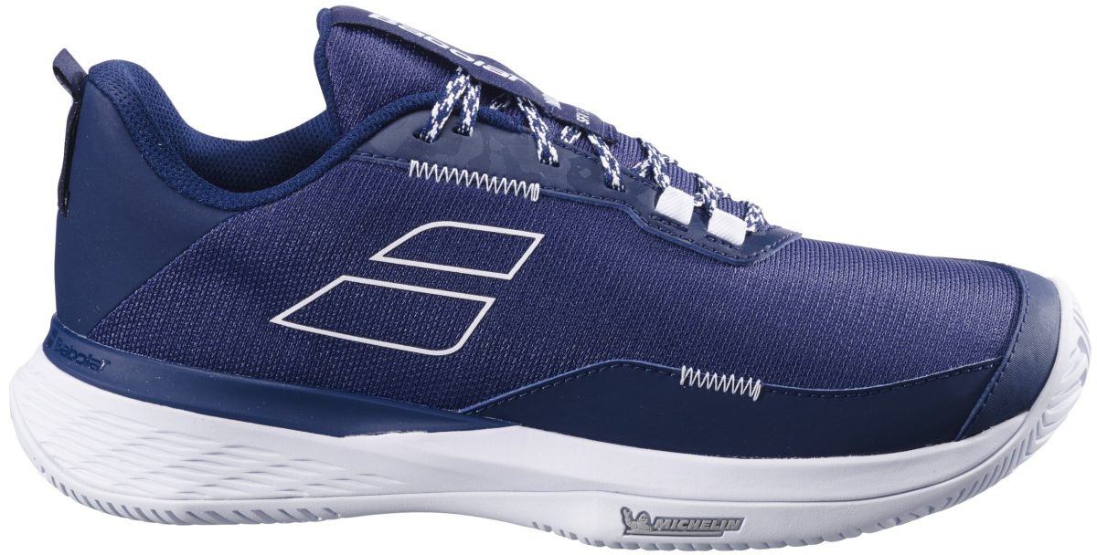 Babolat Men's SFX Evo All Court Tennis Shoes (Dark Blue/White)