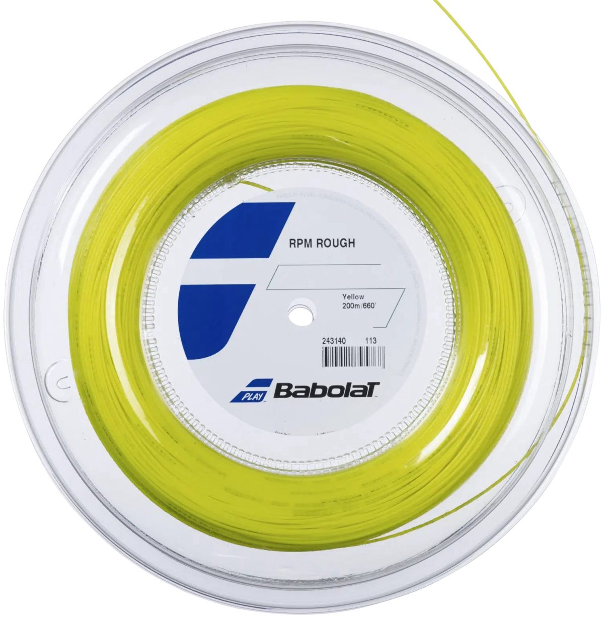 Babolat RPM Rough 16g Yellow Tennis String (Reel)