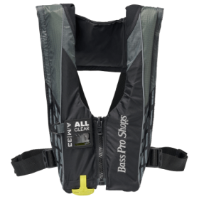 Bass Pro Shops AM33 All-Clear Inflatable Life Vest - Black