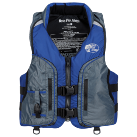 Bass Pro Shops Deluxe Fishing Life Vest - Blue - 3XL