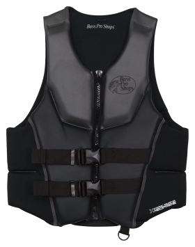 Bass Pro Shops Dual-Size Dual-Approved Platinum Neoprene Segmented Life Jacket for Men