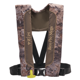 Bass Pro Shops M24 Manual Inflatable Life Vest - TrueTimber Prairie