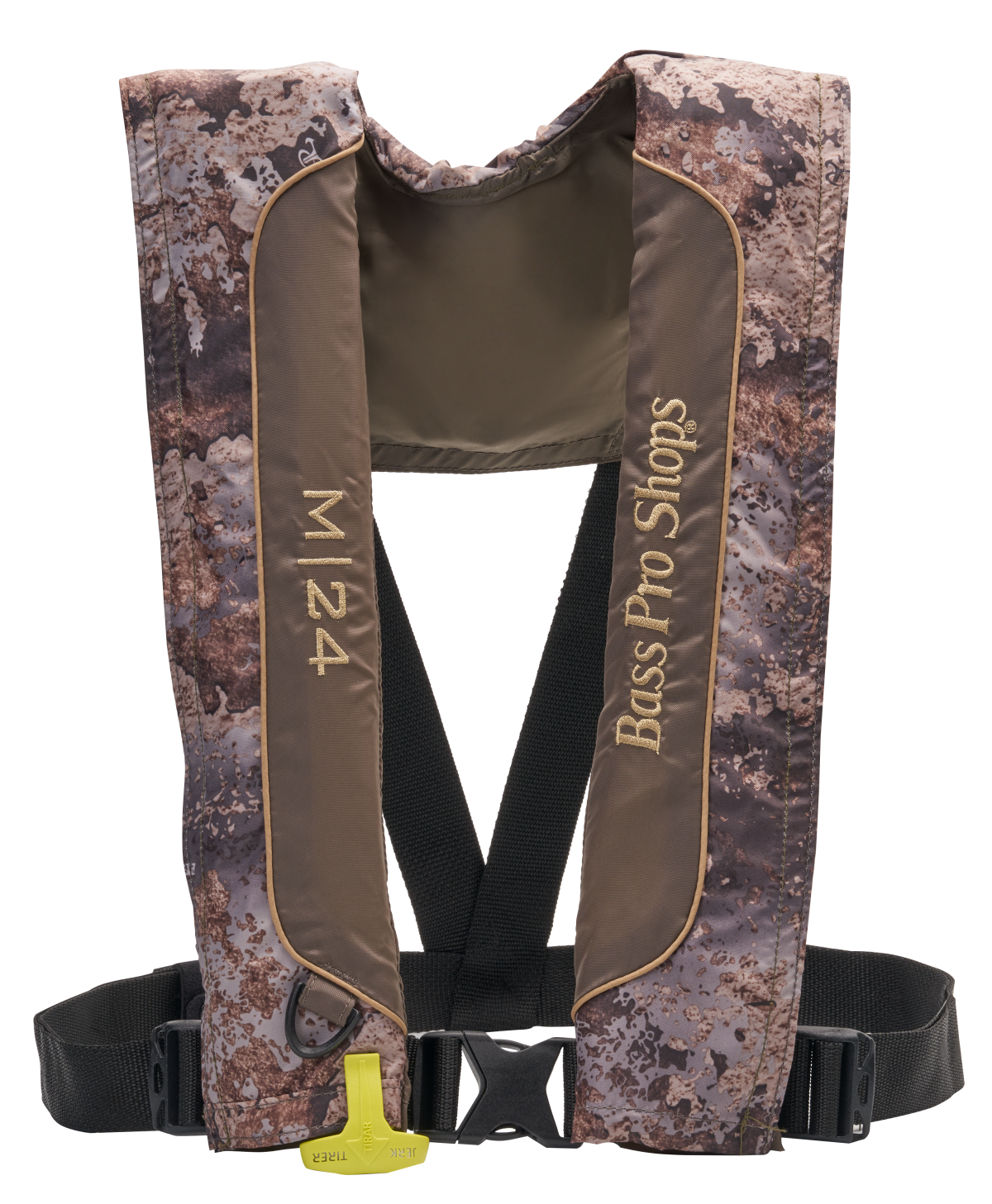 Bass Pro Shops M24 Manual Inflatable Life Vest - TrueTimber Prairie