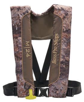 Bass Pro Shops M24 Manual Inflatable Life Vest - TrueTimber Prairie